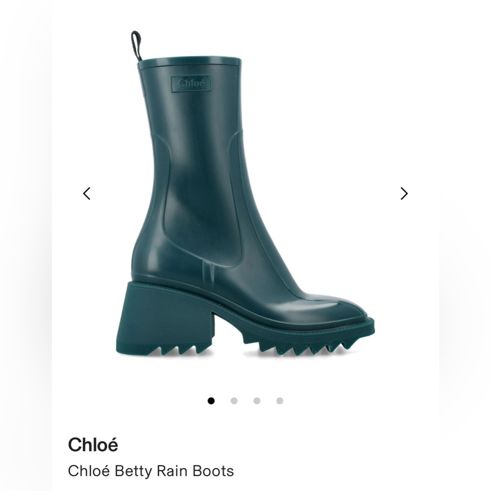 CHLOE Betty Rain Boots - NEVER WORN